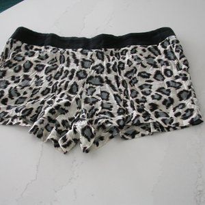 Light Animal Print Shorts